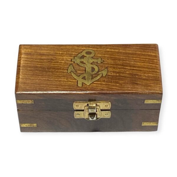 PHOTO-2024-04-01-18-51-14 (17) Telescope With Leather Cover In Wooden Box