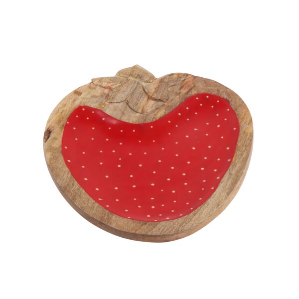 Strawberry shape platter