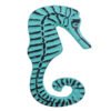Sea horse knob
