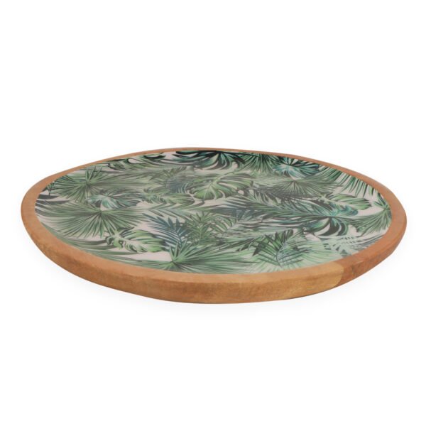 Wodden palm leaf platter