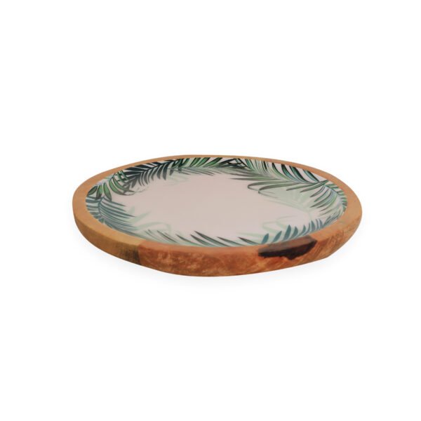 Wooden palm leaf  platter