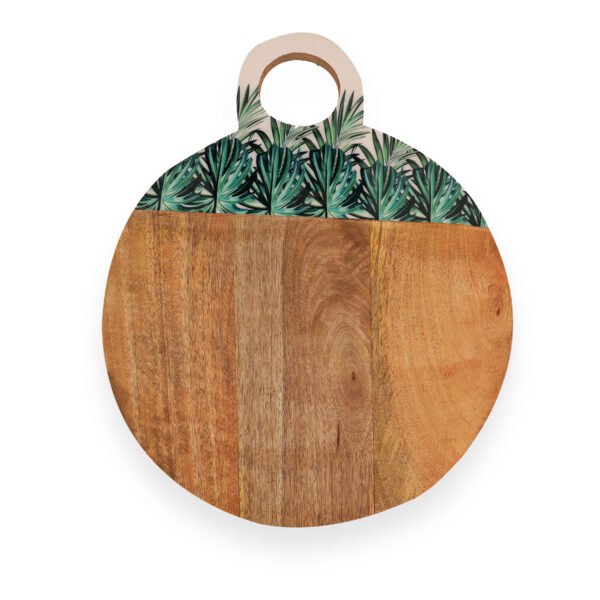 Palm leaf chopping boad