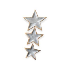 Star enamel platter