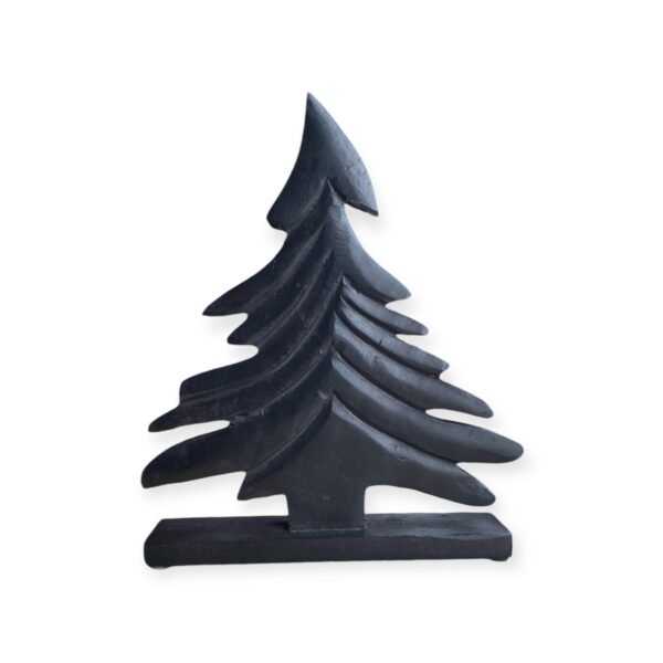 Black Wooden Christmas Tree