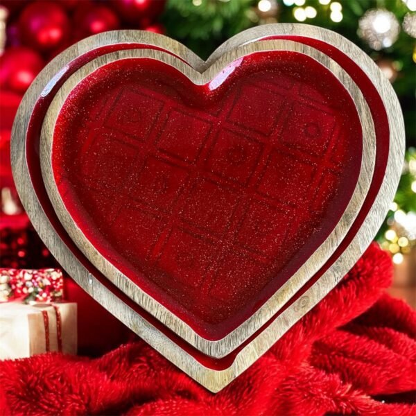 PHOTO-2025-11-14-20-21-46_22 Red Sparkle Heart Shape Platter