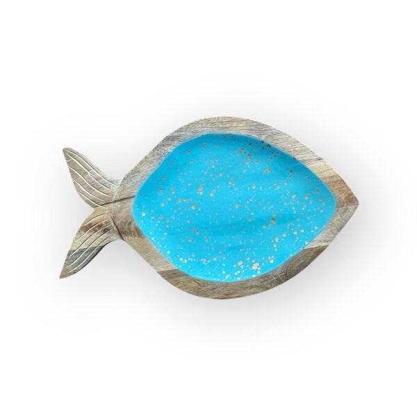 Sparkle fish shape platter
