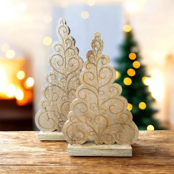 Gold,Silver Sparkle Decorative Tree